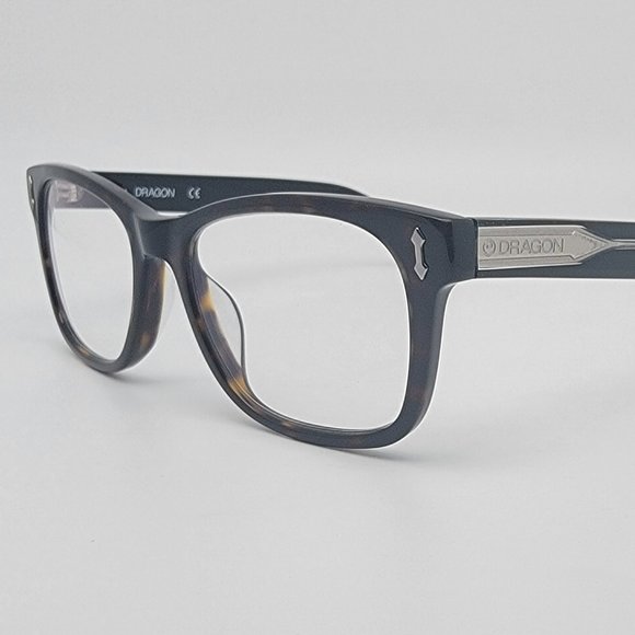 *SOLD* Dragon Dylan DR134 206 Dark Tortoise Square Eyeglasses Frame 52-18-140 - Picture 1 of 13